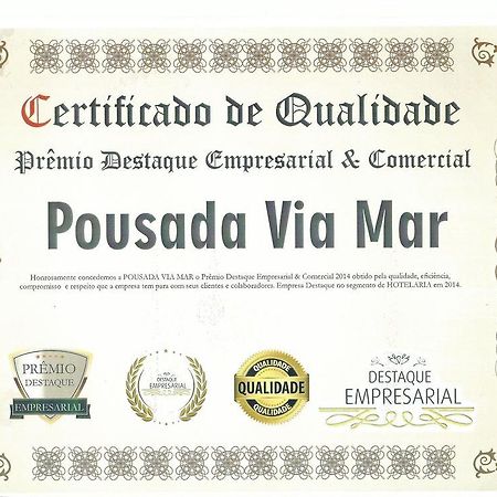 Hotel E Pousada Via Mar Itapocu Exteriér fotografie